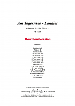 Am Tegernsee-Landler - Download